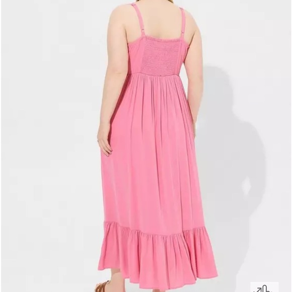 💖💖 Torrid Pink Maxi Dress-Size 2 💖💖 - Picture 3 of 4